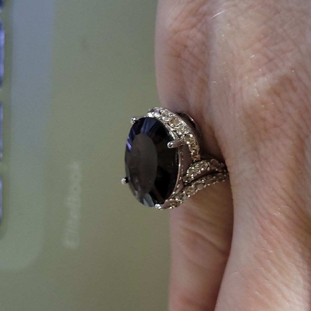 Brown smoky quartz size 6